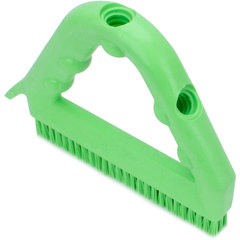 41323EC75 Spart 9" Color Coded Tile and Grout Brush  - Lime