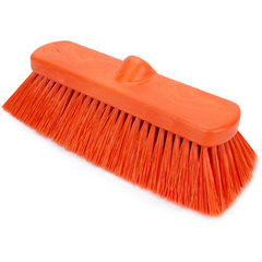41278EC24 Color Coded Flo-Thru Wall & Equipment Brush 10" - Orange
