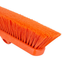 41278EC24 Color Coded Flo-Thru Wall & Equipment Brush 10" - Orange