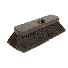41278EC01 Color Coded Flo-Thru Wall & Equipment Brush 10" - Brown