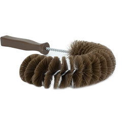 41100EC01 Sparta Color Code Clean-In-Place Hook Brush  - Brown