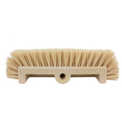 40422EC25 Color Coded Mult-Level Floor Scrub Brush with End Bristles 12" - Tan
