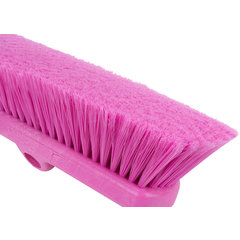 41278EC26 Color Coded Flo-Thru Wall & Equipment Brush 10" - Pink