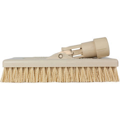 3638831EC25 Color Code Swivel Scrub Brush 8" - Tan
