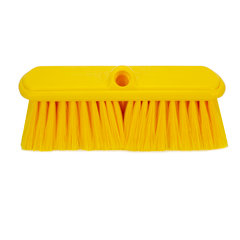 40050EC04 Color Coded Flo-Thru Brush with Protective Bumper 9.5" - Yellow