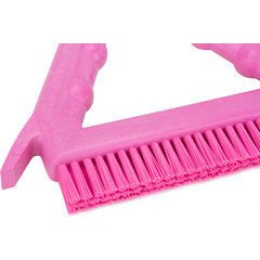 41323EC26 Spart 9" Color Coded Tile and Grout Brush  - Pink