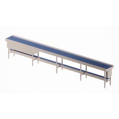 DXIESFB10 Fabric Belt Conveyor 10' - Stainless Steel