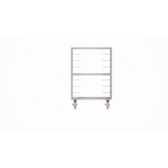 DXPDHOR12UP Universal Tray Cart 12 Trays - Aluminum