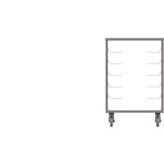 DXPDHOR12UP Universal Tray Cart 12 Trays - Aluminum