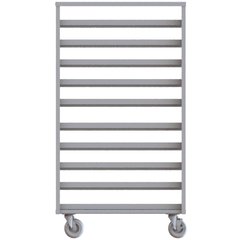 DXPDHOR20UP Universal Tray Cart 20 Trays - Aluminum