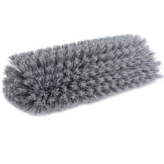 40422EC23 Color Coded Mult-Level Floor Scrub Brush with End Bristles 12" - Gray