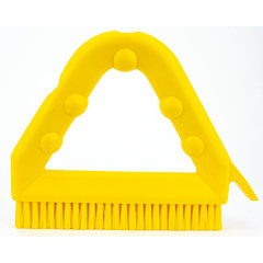 41323EC04 Spart 9" Color Coded Tile and Grout Brush  - Yellow