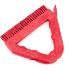 41323EC05 Spart 9" Color Coded Tile and Grout Brush  - Red