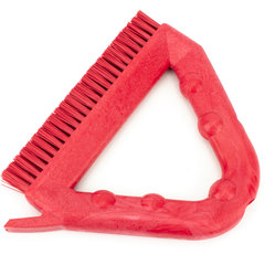 41323EC05 Spart 9" Color Coded Tile and Grout Brush  - Red