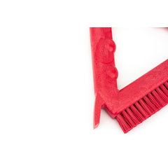 41323EC05 Spart 9" Color Coded Tile and Grout Brush  - Red