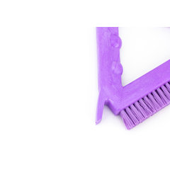 41323EC68 Spart 9" Color Coded Tile and Grout Brush  - Purple