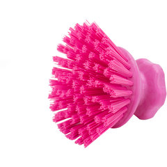 42395EC26 Round Scrub Brush 5in - Pink