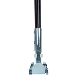 362113EC03 Fiberglass Dust Mop Handle with Clip-On Connector 60" - Black
