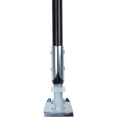 362113EC03 Fiberglass Dust Mop Handle with Clip-On Connector 60" - Black