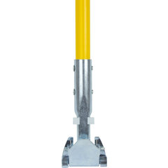 362113EC04 Fiberglass Dust Mop Handle with Clip-On Connector 60" - Yellow