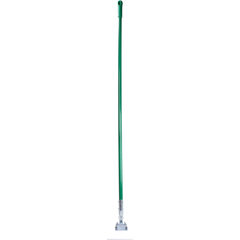 362113EC09 Fiberglass Dust Mop Handle with Clip-On Connector 60" - Green