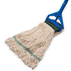 369120G00 GREASE RELEASE MED NATURAL LOOPED END MOP GREEN BA