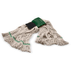 369418S00 MED NATURAL GREEN BAND MOP W/LOOPED-END W/ SCRUBBE