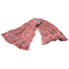 36942905 X-LRG RED LOOPED END MOP W/BLUE BAND - 4 PLY SYNTH