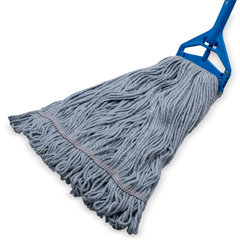36942914 X-LRG BLUE LOOPED END MOP W/BLUE BAND - 4 PLY SYN