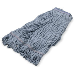 36942914 X-LRG BLUE LOOPED END MOP W/BLUE BAND - 4 PLY SYN