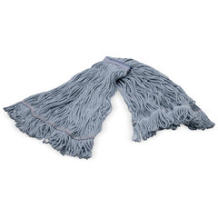 36942914 X-LRG BLUE LOOPED END MOP W/BLUE BAND - 4 PLY SYN