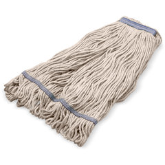 36942900 X-LRG NATURAL LOOPED END MOP BLUE BAND - 4 PLY SYN