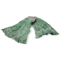 369423B05 LRG RED LOOPED-END MOP W/RED BAND - 4 PLY SYNTH NR