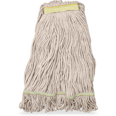 369411B00 SMALL NATURAL YELLOW BAND MOP W/LOOPED-END - 4 PLY
