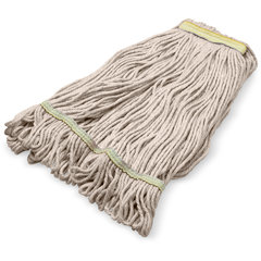 369411B00 SMALL NATURAL YELLOW BAND MOP W/LOOPED-END - 4 PLY