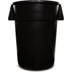 34104403 Bronco™ Round Waste Bin Trash Container 44 Gallon - Black