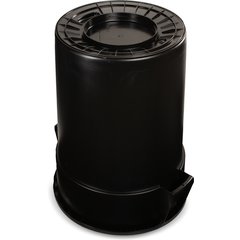 34104403 Bronco™ Round Waste Bin Trash Container 44 Gallon - Black