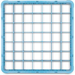 RE4914 OptiClean™ 49-Compartment Divided Glass Rack Extender 1.78" - Carlisle Blue