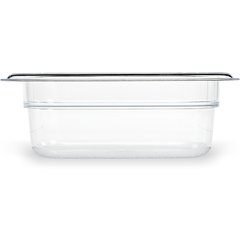 3068607 StorPlus™ Polycarbonate Food Pan 1/9 Size, 2.5" Deep - Clear