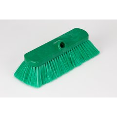 41278EC09 Color Coded Flo-Thru Wall & Equipment Brush 10" - Green