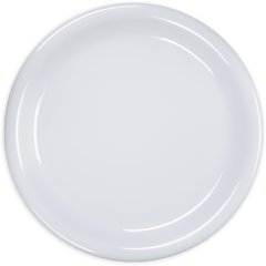 3300402 Sierrus™ Melamine Narrow Rim Dinner Plate 9" - White