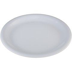 3300402 Sierrus™ Melamine Narrow Rim Dinner Plate 9" - White