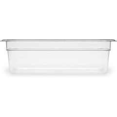 3066107 StorPlus™ Polycarbonate Food Pan 1/3 Size, 4" Deep - Clear