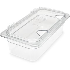 3066107 StorPlus™ Polycarbonate Food Pan 1/3 Size, 4" Deep - Clear