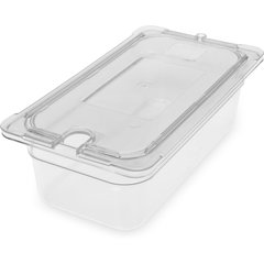3066107 StorPlus™ Polycarbonate Food Pan 1/3 Size, 4" Deep - Clear