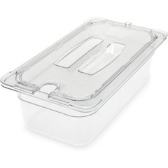 3066107 StorPlus™ Polycarbonate Food Pan 1/3 Size, 4" Deep - Clear