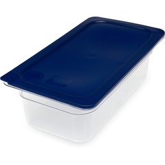 3066107 StorPlus™ Polycarbonate Food Pan 1/3 Size, 4" Deep - Clear