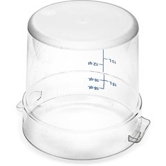 1076807 StorPlus™ Round Food Storage Container 18 qt - Clear