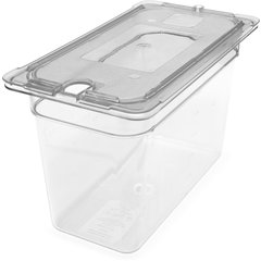 3066907 StorPlus™ Polycarbonate Food Pan 1/3 Size, 8" Deep - Clear