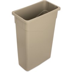 34202306 TrimLine™ Rectangle Waste Container 23 Gallon - Beige